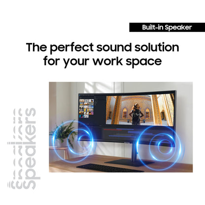 Samsung Viewfinity S65UA Series 34-Inch Ultrawide QHD Curved Monitor