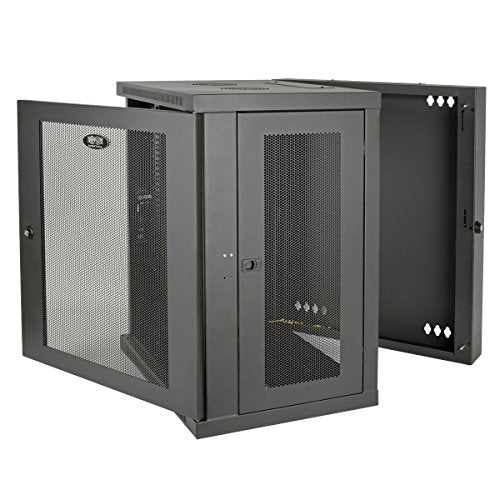 Tripp Lite 15U Wall Mount Rack Enclosure Server Cabinet, Hinged, 20.5" Deep, Switch-Depth (SRW15US)
