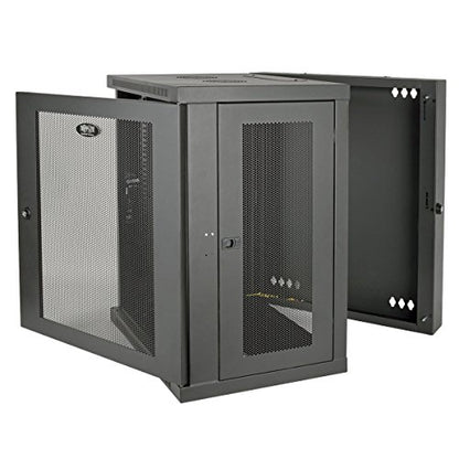 Tripp Lite 15U Wall Mount Rack Enclosure Server Cabinet, Hinged, 20.5" Deep, Switch-Depth (SRW15US)
