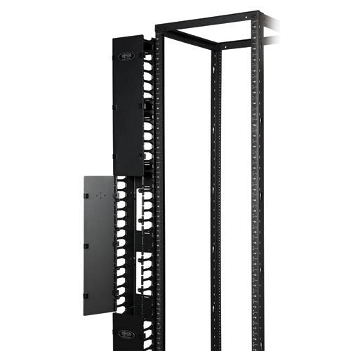 Tripp Lite SRCABLEVRT6 Open Frame Rack 6 Feet Vertical Cable Manager 6 Inches Wide, Black