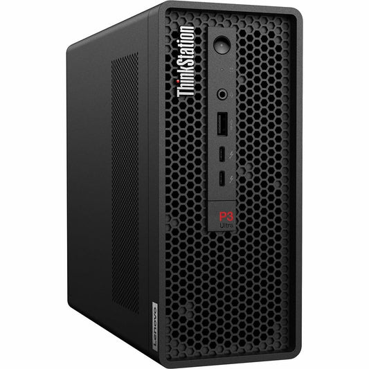 Lenovo ThinkStation P3 Ultra Small Form Factor Workstation, Intel Core i5-13600K 3.5GHz, 64GB RAM, 2TB SSD, Windows 11 Pro, Black