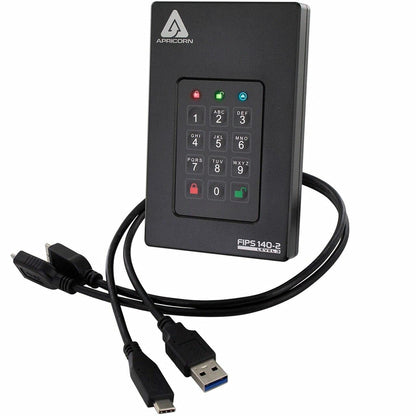 Aegis Fortress L3- FIPS Level 3 Validated Hardware Encrypted Portable Drive