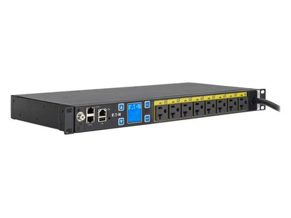 EATON MANAGED RACK PDU, 1U, 5-20P, L5-20P INPUT, 1.44 KW MAX, 120V, 12A, 10 FT C