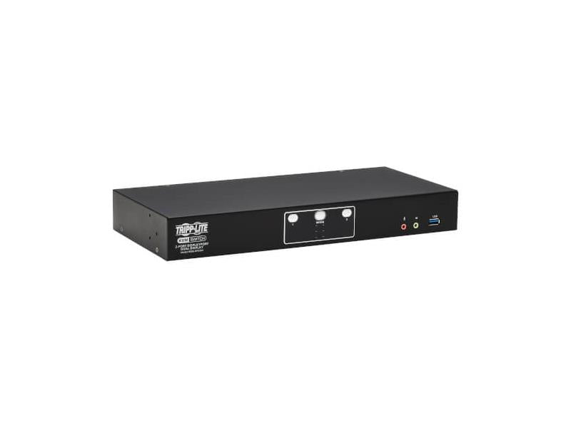 EATON TRIPP LITE SERIES 2-PORT DISPLAYPORT DUAL-DISPLAY KVM SWITCH - 4K 60 HZ, U