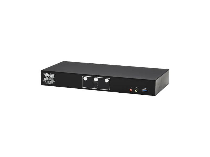 EATON TRIPP LITE SERIES 2-PORT DISPLAYPORT DUAL-DISPLAY KVM SWITCH - 4K 60 HZ, U