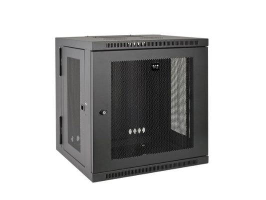 RACK ENCLOSURE - BLACK - MAXIMUM LOAD CAPACITY OF 200 LBS (90.7 KGS). SWINGS AWA