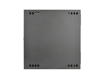 RACK ENCLOSURE - BLACK - MAXIMUM LOAD CAPACITY OF 200 LBS (90.7 KGS). SWINGS AWA