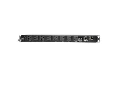 EATON 1.9KW SINGLE-PHASE SWITCHED PDU, LX INTERFACE, 120V OUTLETS (8 5-15/20R),