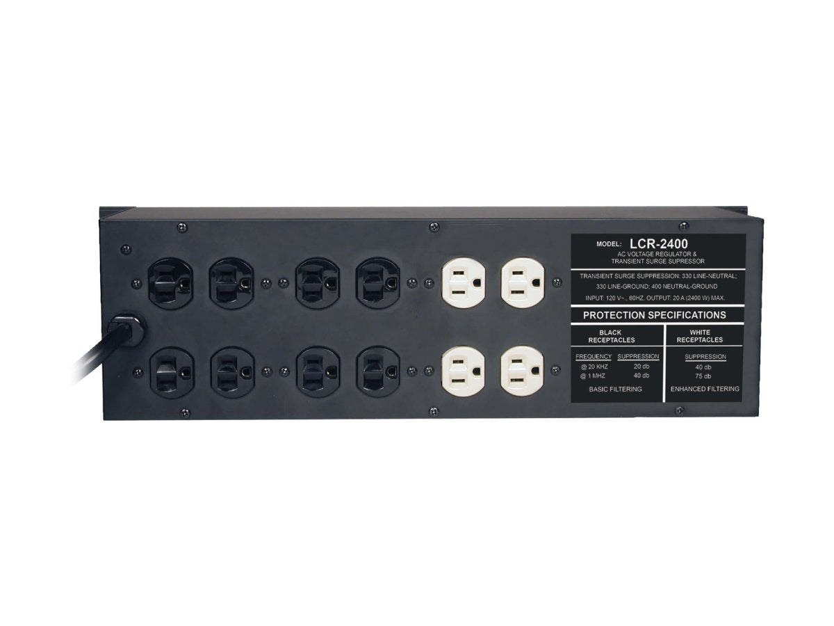 EATON TRIPP LITE SERIES 2400W 120V 3U RACK-MOUNT POWER CONDITIONER WITH AUTOMATI