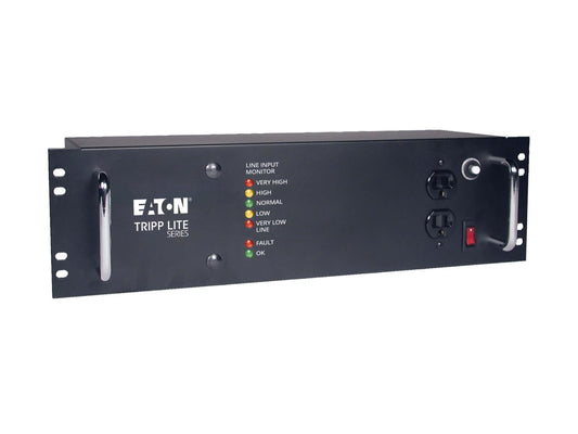 EATON TRIPP LITE SERIES 2400W 120V 3U RACK-MOUNT POWER CONDITIONER WITH AUTOMATI