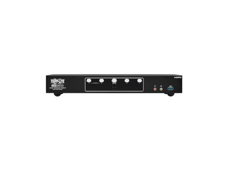 EATON TRIPP LITE SERIES 4-PORT HDMI DUAL-DISPLAY KVM SWITCH - 4K 60 HZ, USB 3.2