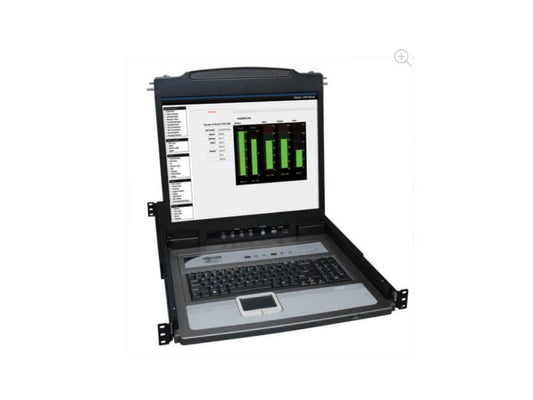 EATON TRIPP LITE SERIES NETDIRECTOR 8-PORT 1U RACK-MOUNT CONSOLE KVM SWITCH WITH