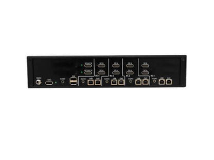 Tripp Lite Secure KVM Switch 4-Port Dual-Head DisplayPort, US Government NIAP-Certified PP4.0 Security, Common Access Card CAC Port, 4K @ 30Hz Quality, TAA Compliant, 3-Year Warranty (B002-DP2AC4-N4)
