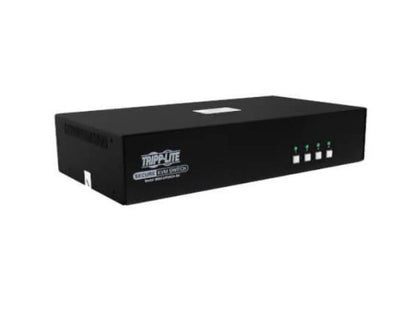 Tripp Lite Secure KVM Switch 4-Port Dual-Head DisplayPort, US Government NIAP-Certified PP4.0 Security, Common Access Card CAC Port, 4K @ 30Hz Quality, TAA Compliant, 3-Year Warranty (B002-DP2AC4-N4)