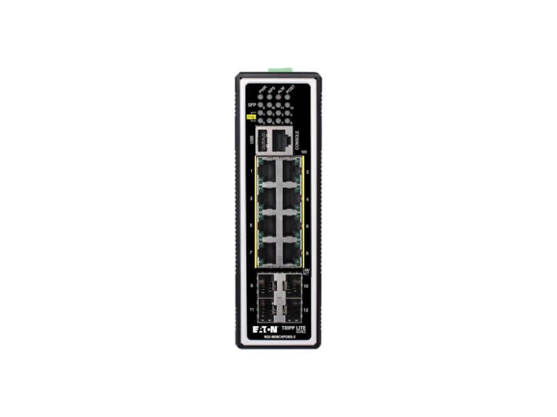 EATON TRIPP LITE SERIES 8-PORT MANAGED INDUSTRIAL GIGABIT ETHERNET SWITCH - LAYE