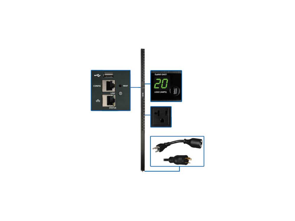 EATON 1.9KW SINGLE-PHASE SWITCHED PDU - LX INTERFACE, 120V OUTLETS (24 5-15/20R)