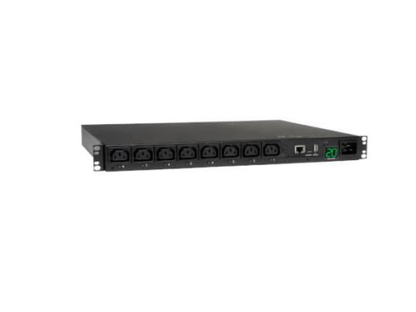 EATON 3.7KW SINGLE-PHASE 208/230V SWITCHED PDU - LX PLATFORM, 8 C13 OUTLETS, C20