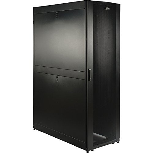 Tripp Lite 42U Deep Rack Enclosure Cabinet with Doors & Side Panels, 3000-lb. capacity, Black (SR42UBDP)