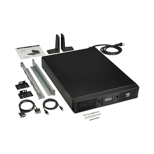 Tripp Lite SmartOnline UPS 750VA to 3000VA Battery Backup, Rackmount Models, Expandable & Network Card Options (SU-Series UPS)