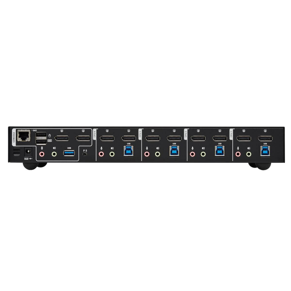 Tripp Lite HDMI & DisplayPort KVM Switch, Control Two or Four Devices with Two Monitors Desktop Switch, UHD 4K @ 60Hz Video, Two USB 3.2 Gen 1 Ports