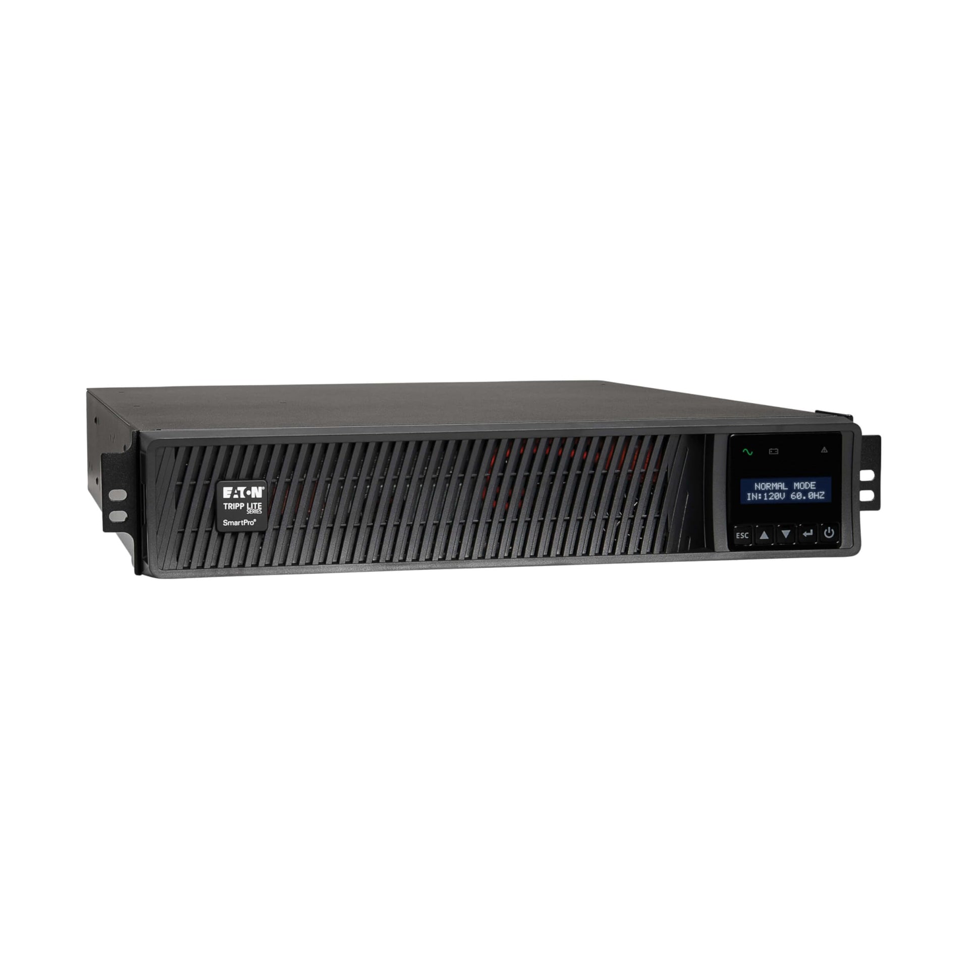 Tripp Lite Eaton Series Smart Rack Mount UPS Battery Backup, 750VA to 3000VA, Pure Sine Wave, LCD Screen, Network Card & Extended Run Options, 3-Year Warranty & $250,000 Insurance (SMARTRM2U Series)