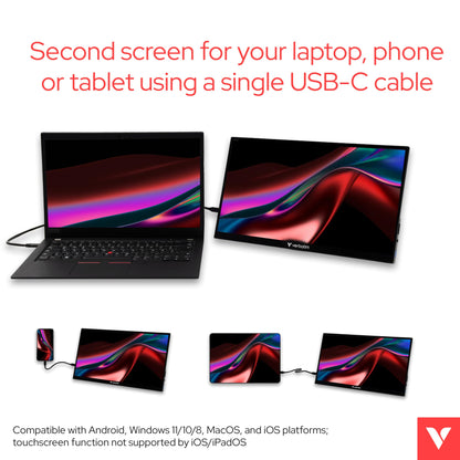 Verbatim Portable Monitor IPS Display