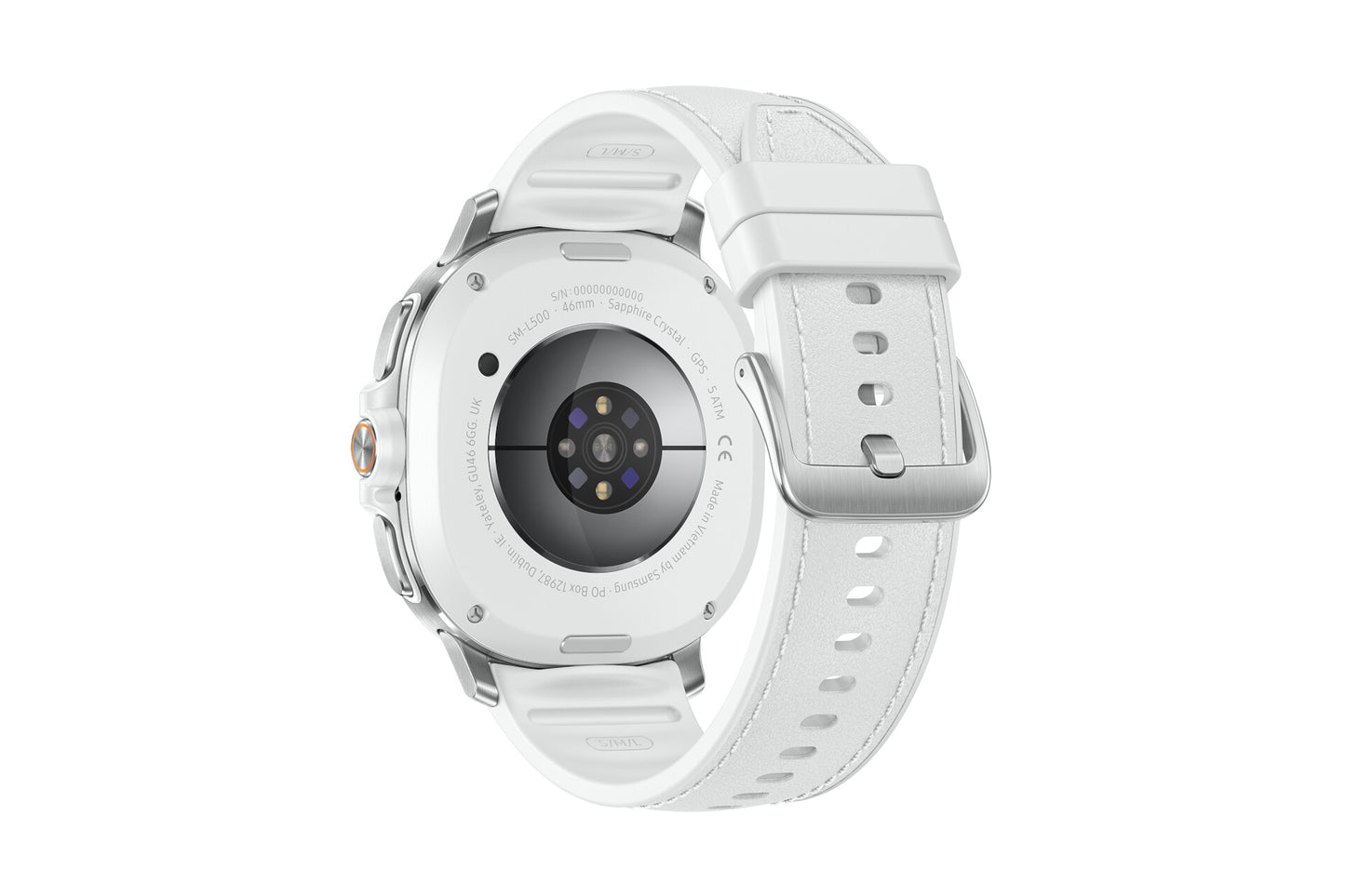 Samsung Galaxy Watch8 Classic 3.3 cm (1.3") AMOLED 46 mm Digital 438 x 438 pixels Touchscreen Silver Wi-Fi GPS (satellite)