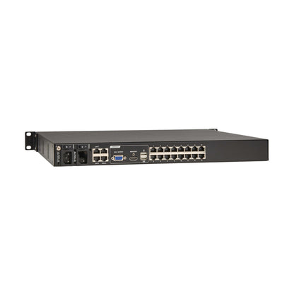 Eaton 16-Port & 32-Port Rack KVM Over IP Switch, Cat5/Cat5e, Virtual Media Connection, Remote & Local Users, Free Software, VGA or HDMI KVM, 1U Rackmount, TAA Compliant, 3-Year Warranty