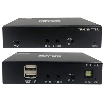 Tripp Lite DisplayPort Over Cat6 Extender Kit KVM Support USB 4K PoC TAA (B127-1A1-BDBD)