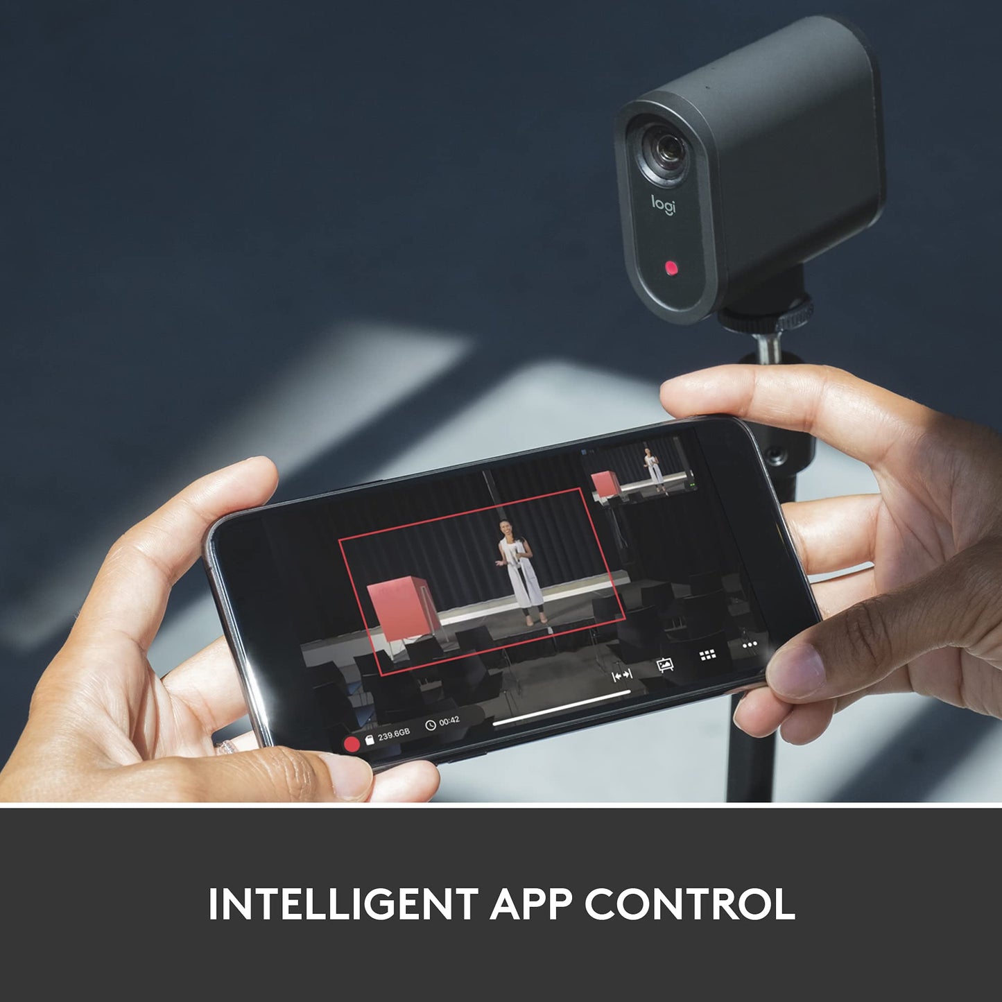 Logitech for Creators Mevo Start 3-Pack Wireless Live Streaming Cameras, for Multi-Camera HD Video,App Control and Stream via Smartphone or Wi-Fi