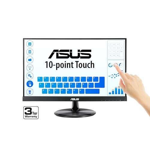 ASUS ZenScreen MB14AC 14” Portable USB Monitor, 1080P Full HD, IPS, USB Type-C, Eye Care, Anti-Glare Surface, External Screen for Laptop, Hybrid Signal Solution, 3-Year Warranty, Gray