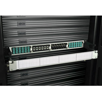 TRIPP LITE High Density Copper Fiber Enclosure Panel 4-Cassette Capacity 1U (N484-01U)