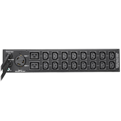 Tripp Lite Monitored PDU, 30A, 16 Outlets (5-15/20R), 120V, L5-30P, 10 ft. Cord, 2U Rack-Mount Power (PDUMNH30)