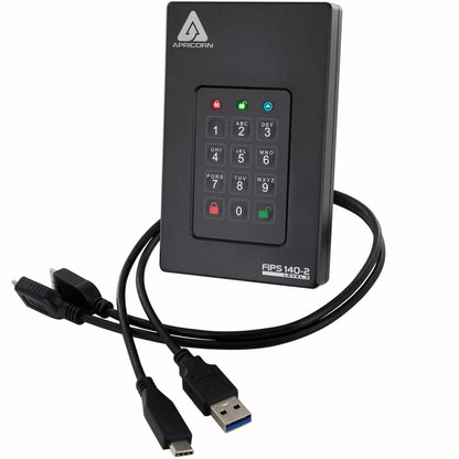 Aegis Fortress L3- FIPS Level 3 Validated Hardware Encrypted Portable Drive