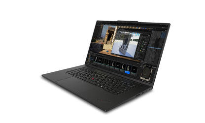 Lenovo ThinkPad P1 Gen 7 Intel Core Ultra 9 185H Mobile workstation 40.6 cm (16") Touchscreen WQUXGA 64 GB LPDDR5x-SDRAM 2 TB SSD NVIDIA RTX 3000 Ada Wi-Fi 7 (802.11be) Windows 11 Pro Portuguese Black