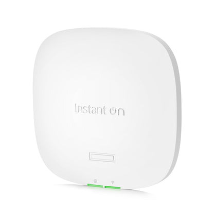 HPE Networking Instant On Access Point AP22 2x2 WiFi 6 Indoor Wireless Access Point | Long Range, Secure, Smart Mesh Support | Power Source Not Included | US Model (R4W01A)