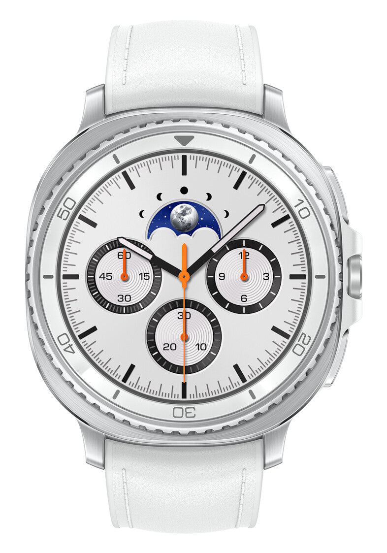 Samsung Galaxy Watch8 Classic 3.3 cm (1.3") AMOLED 46 mm Digital 438 x 438 pixels Touchscreen Silver Wi-Fi GPS (satellite)