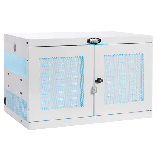 Tripp Lite Safe-IT Hospital-Grade Wall-Mount Charging Station, 16-Port USB for iPad and Android Tablet, UV Light Interior, 2-Year Warranty (CS16USBWHG)