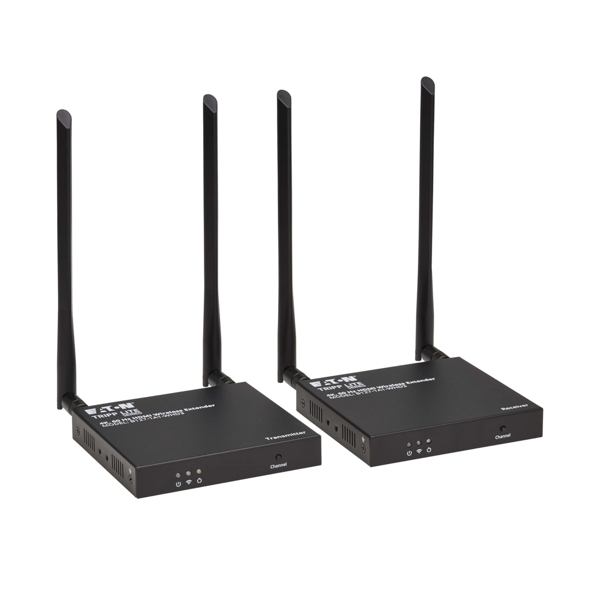 Tripp Lite Series Wireless HDMI Transmitter and Receiver with Loop Out, 4K@60Hz Video, 5G IR Extend, HDMI Extender Kit up to 164 Feet / 50 Meters, Plug-and-Play, 1-Year Warranty (B127-1A1-WHD3)