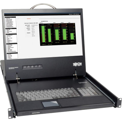 Tripp Lite B021-000-17 KVM Console Unit 1U Rackmount with 19-Inch LCD
