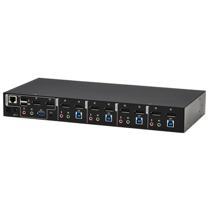 Tripp Lite HDMI & DisplayPort KVM Switch, Control Two or Four Devices with Two Monitors Desktop Switch, UHD 4K @ 60Hz Video, Two USB 3.2 Gen 1 Ports