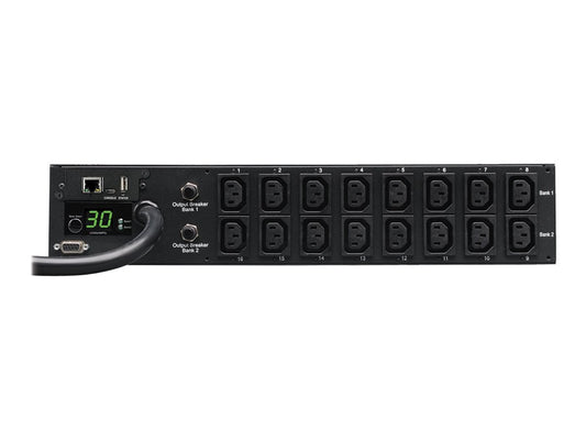 Tripp Lite Switched PDU with Remote Management & Monitoring LX Platform Network Interface, Single-Phase, 1U Rack-Mount, TAA Complaint Products, 2-Year Warranty (PDUMH-NET Series)