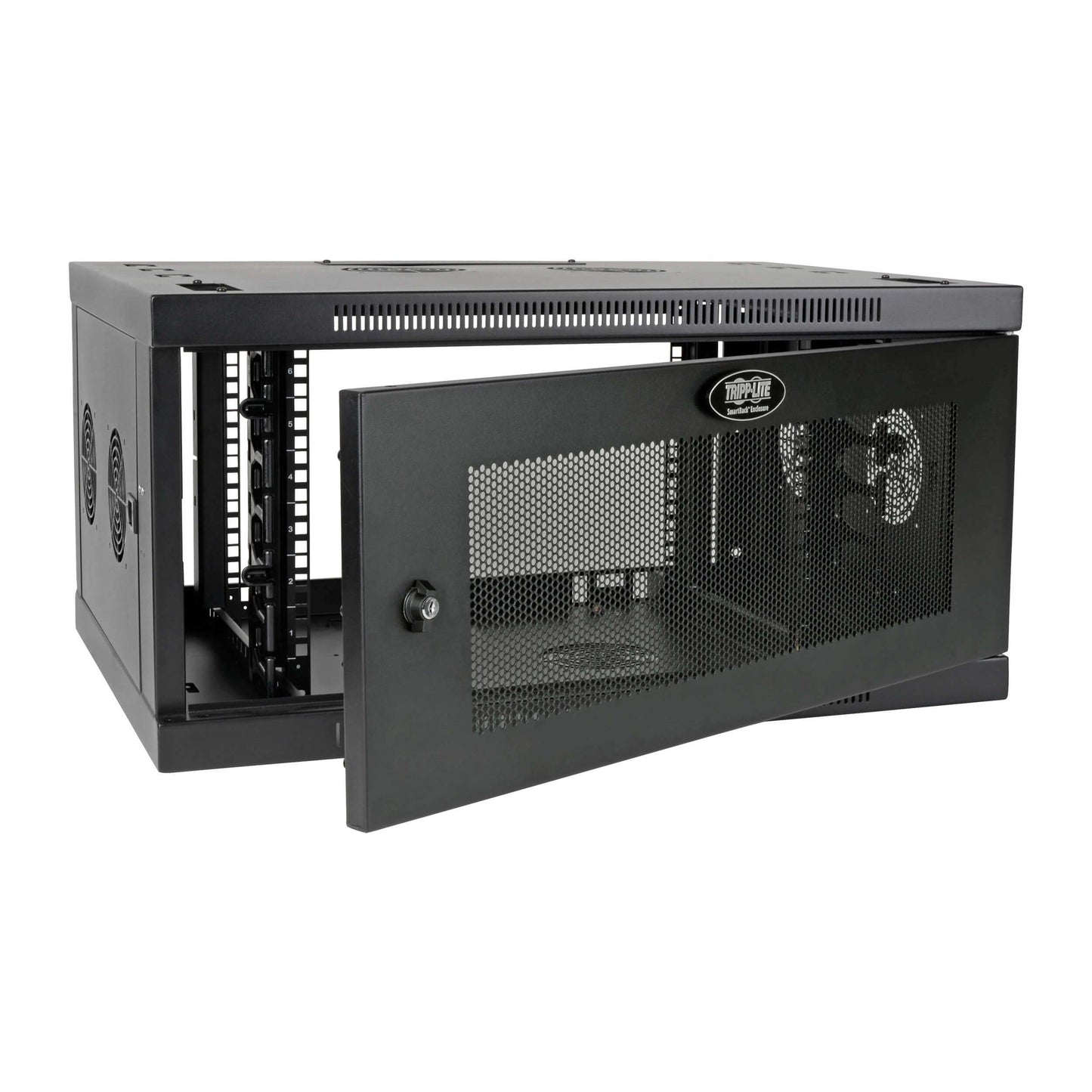 6U Wallmount Rack Enclosure Server Cabinet Wide Cable Management