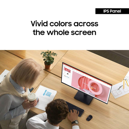 SAMSUNG Essential Monitor with IPS Panel and Tilt Only Stand, 100Hz Refresh Rate, Ergonomic Design, Advanced Eye Care, Game Mode