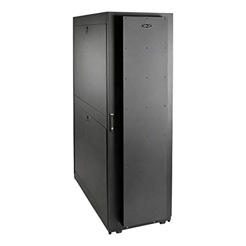 Tripp Lite - SRQP42UB - 42U Rack Enclosure Server Cabinet Quiet with Sound Suppression - 42U Wide X 27.76 Deep Floor Standing for Server - Black - Steel - 2000 Lb X Dynamic/Rolling Weight