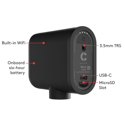 Logitech for Creators Mevo Start 3-Pack Wireless Live Streaming Cameras, for Multi-Camera HD Video,App Control and Stream via Smartphone or Wi-Fi
