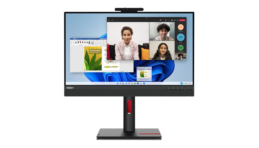 Lenovo ThinkCentre Tiny-In-One 24 computer monitor 60.5 cm (23.8") 1920 x 1080 pixels Full HD LED Touchscreen Black