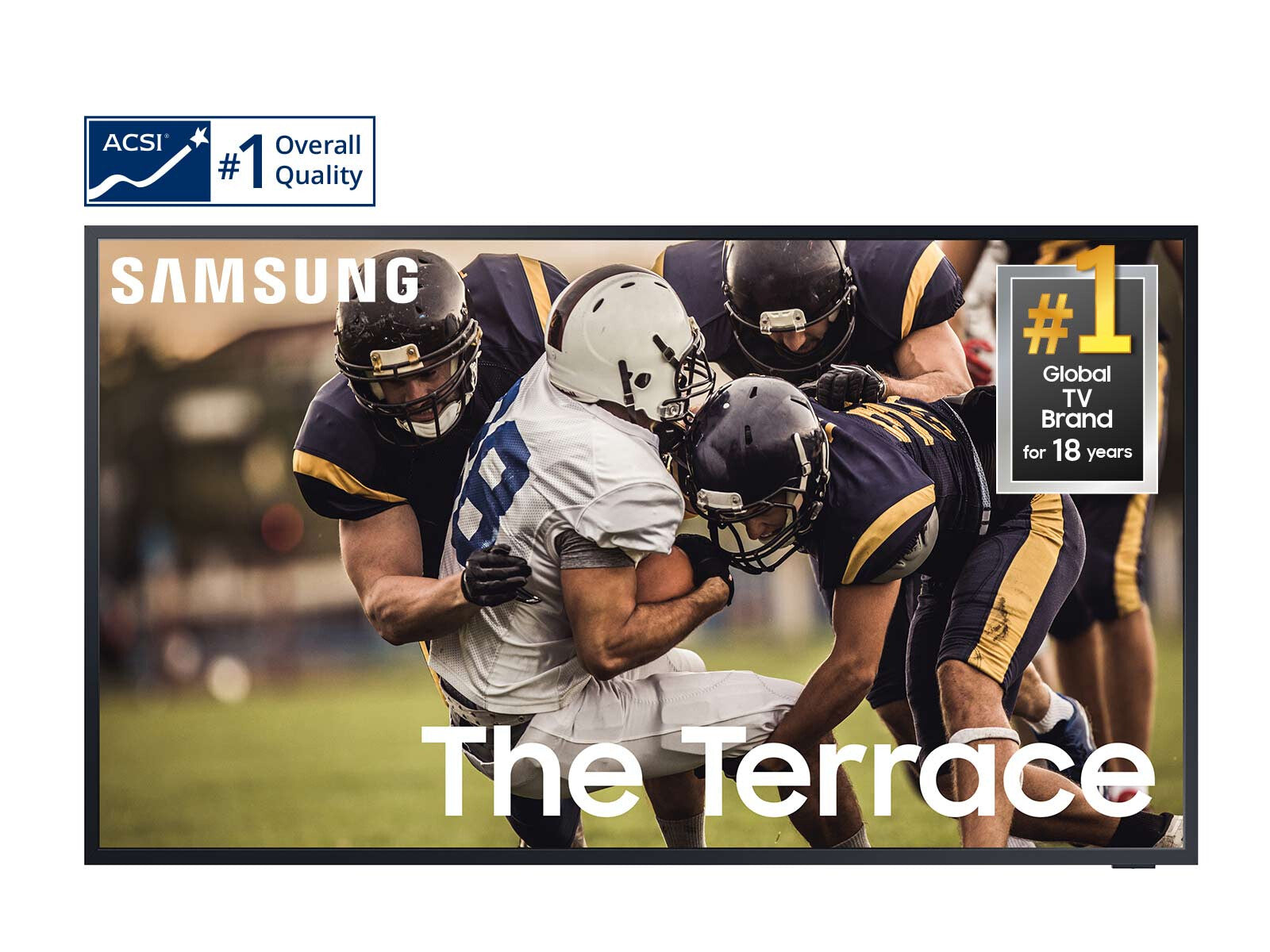 Samsung The Terrace QN65LST7DAFXZA TV 165.1 cm (65") 4K Ultra HD Smart TV Wi-Fi Black 2000 cd/m²